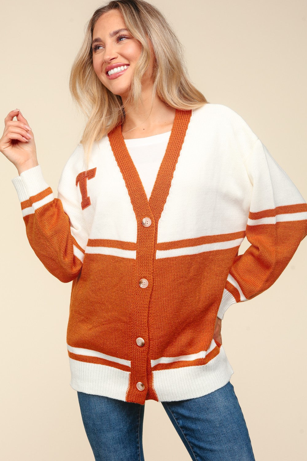 Varsity Patch Cardigan