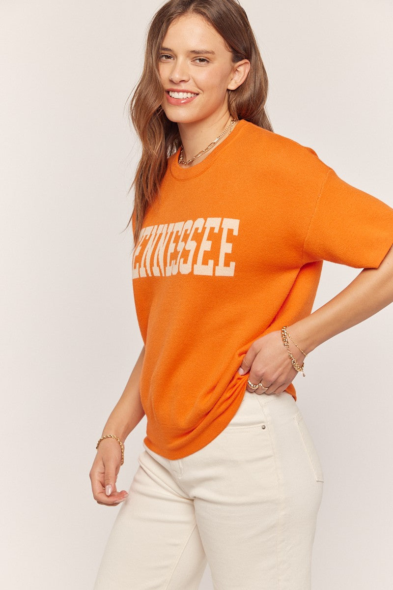 Tennessee Short Sleeve Sweater