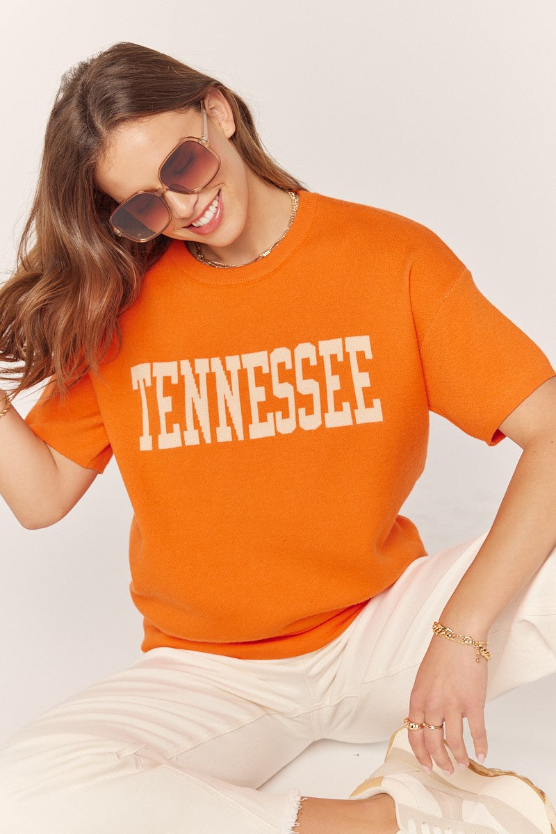 Tennessee Short Sleeve Sweater