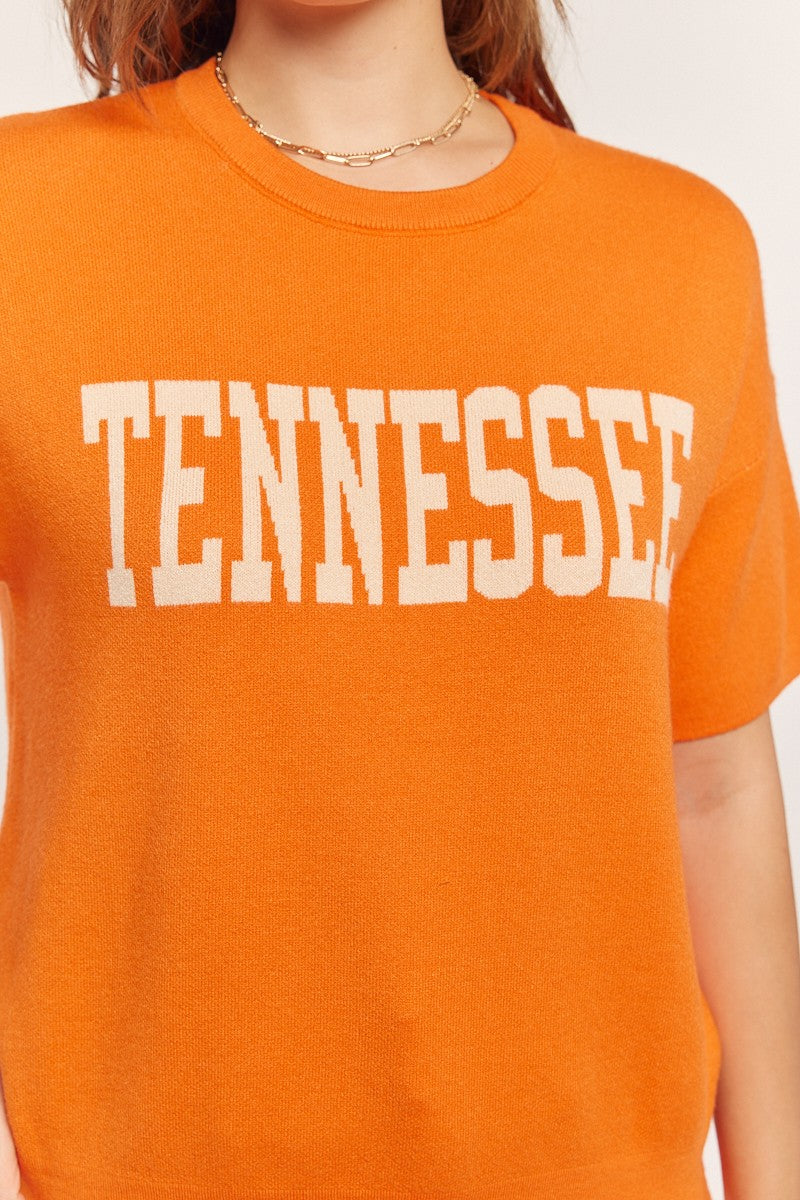 Tennessee Short Sleeve Sweater