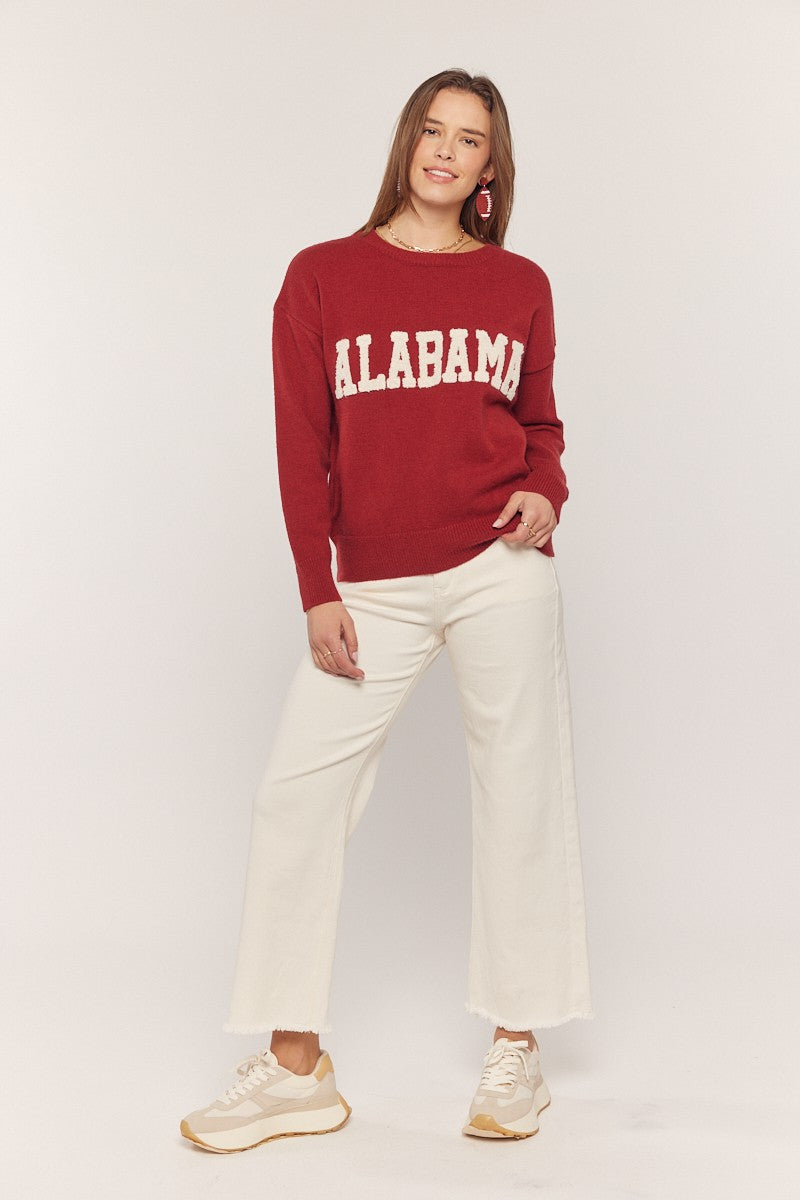 Alabama Embroidery Sweater