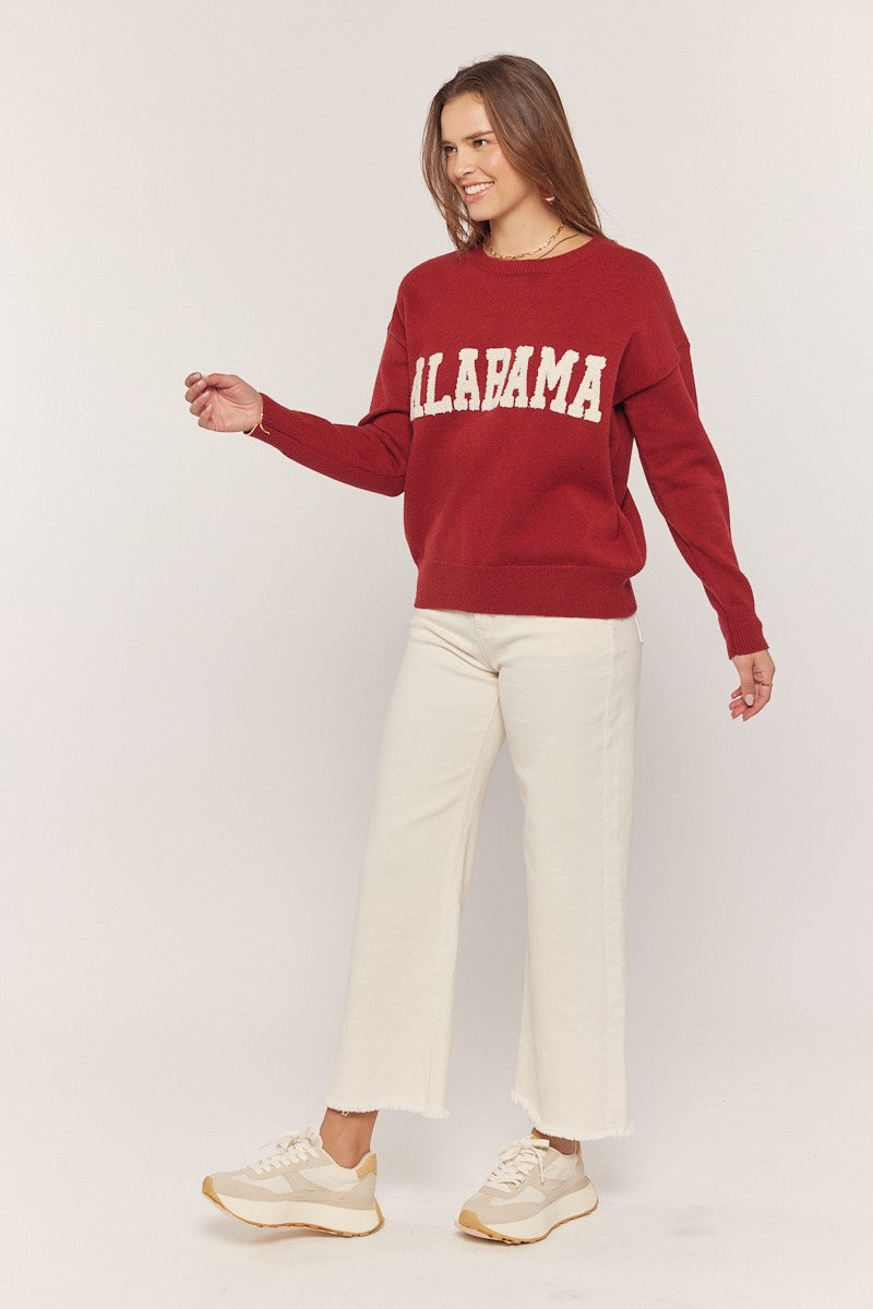 Alabama Embroidery Sweater