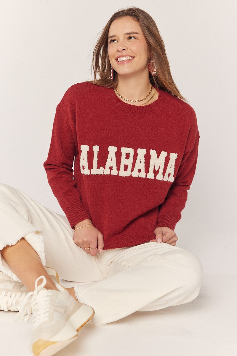 Alabama Embroidery Sweater