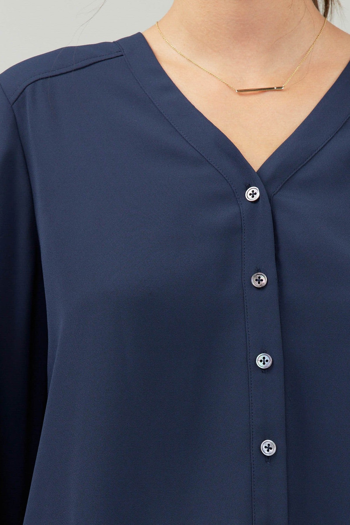 Fink Blouse | Slate Navy