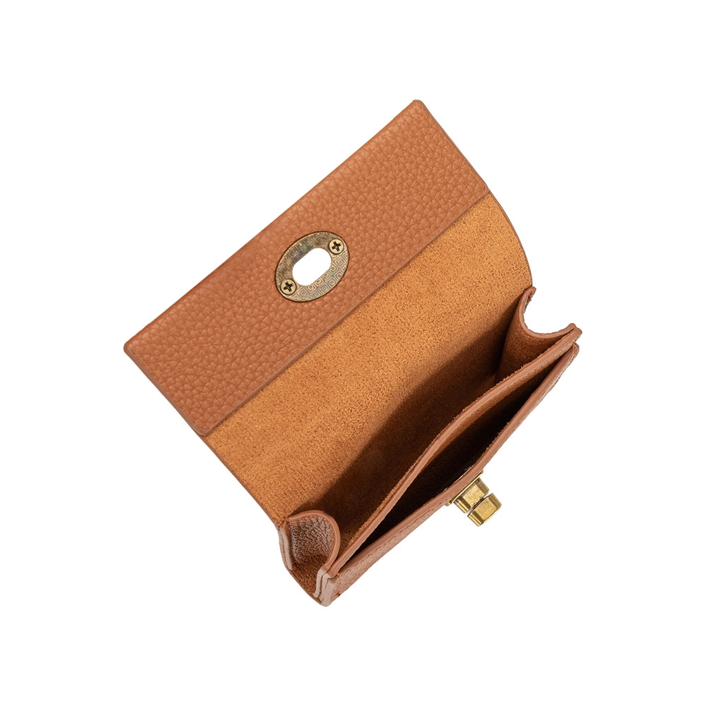 Rita Vegan Card Case Wallet | Taupe