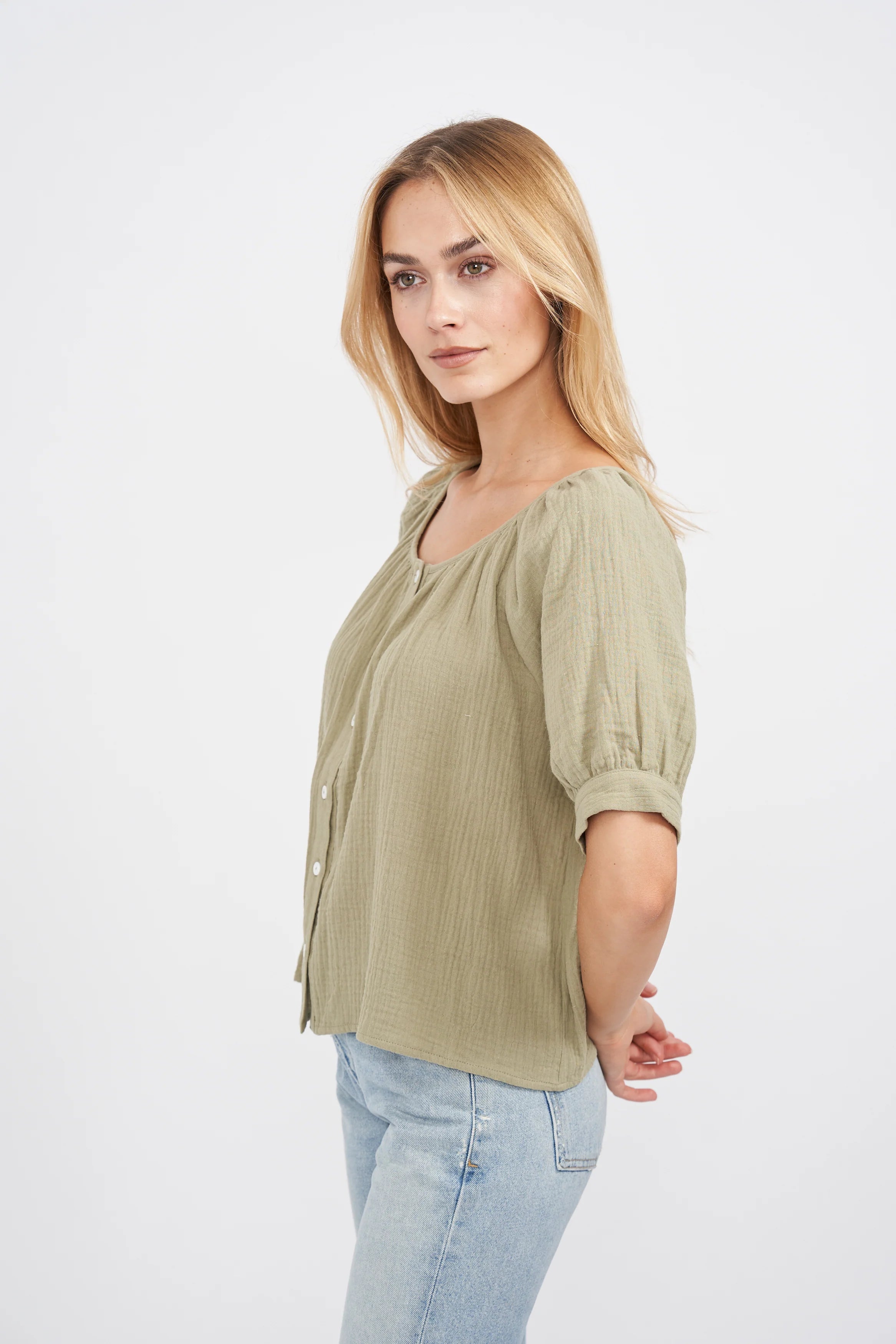 Everly Gauze Top