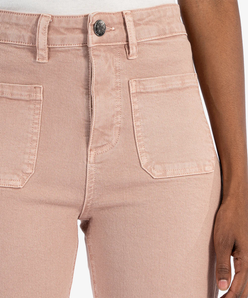 Reese High Rise Patch Pockets Rose