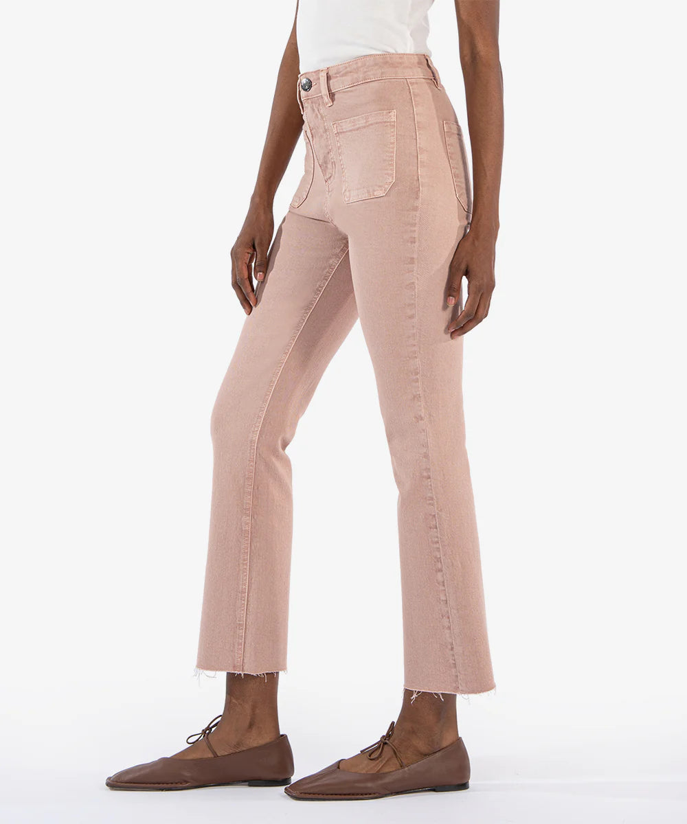 Reese High Rise Patch Pockets Rose