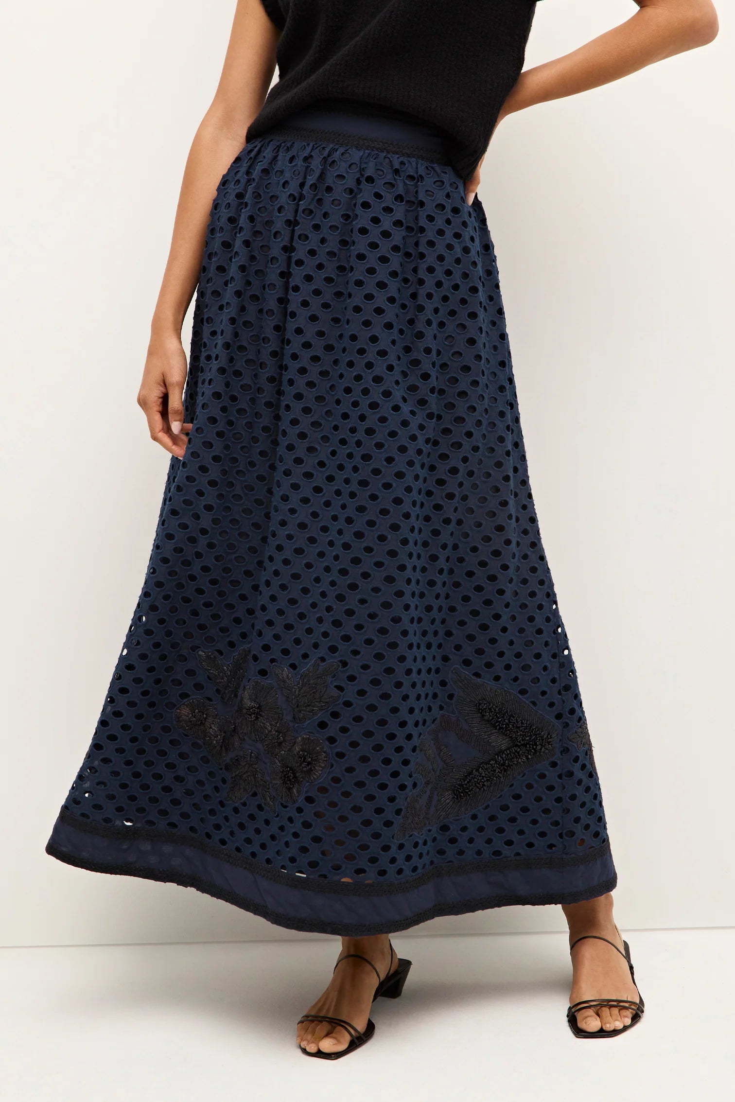 Albia Skirt Indigo