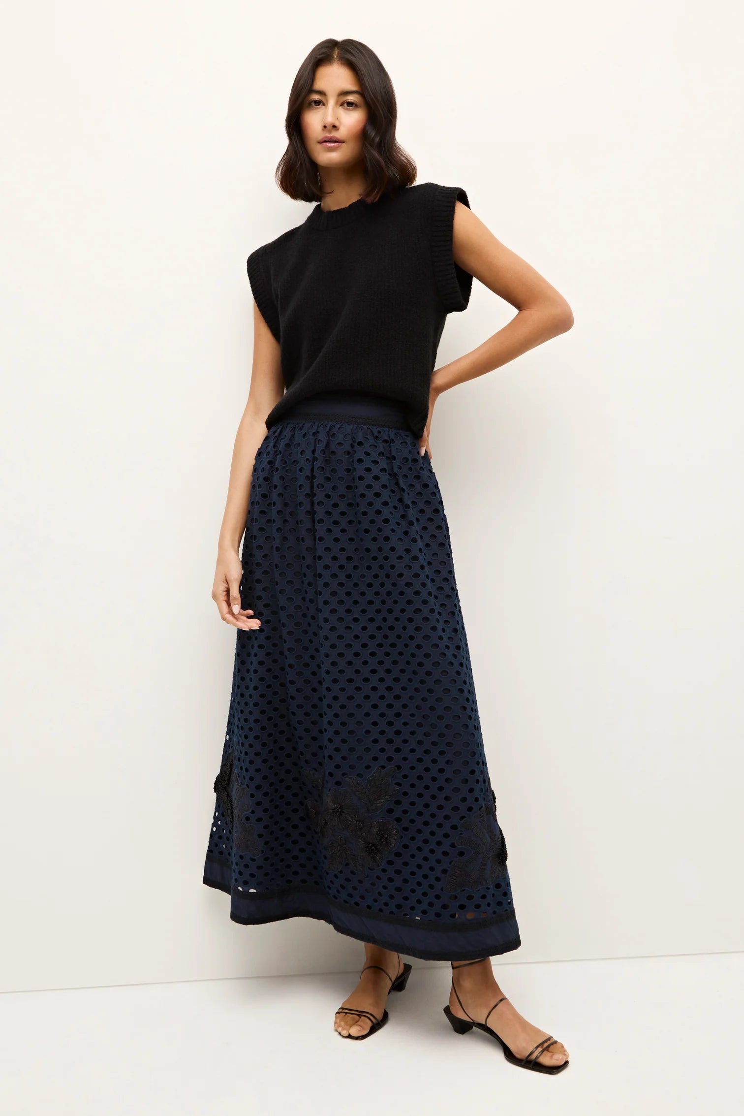 Albia Skirt Indigo