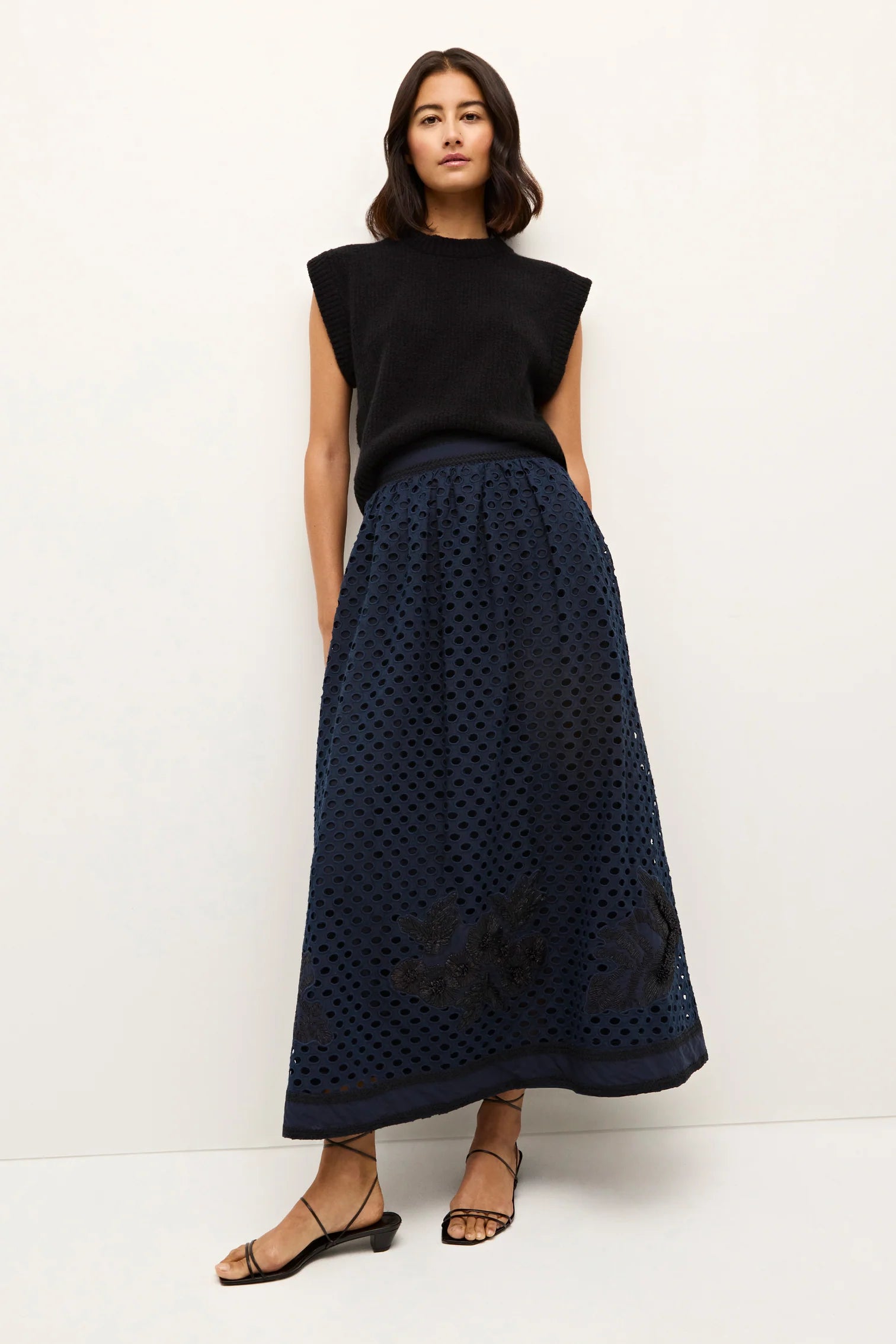 Albia Skirt Indigo