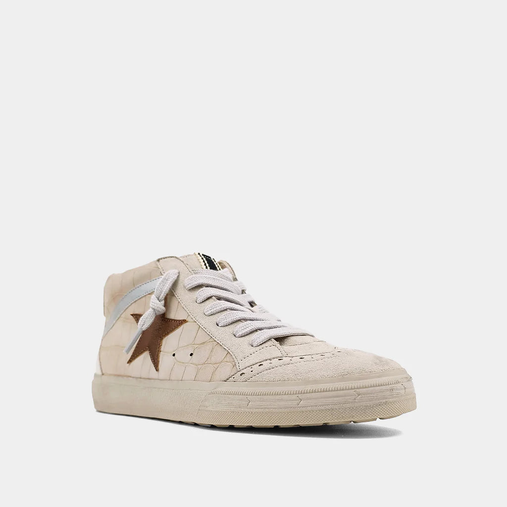 Paulina Sneaker Sand Croco