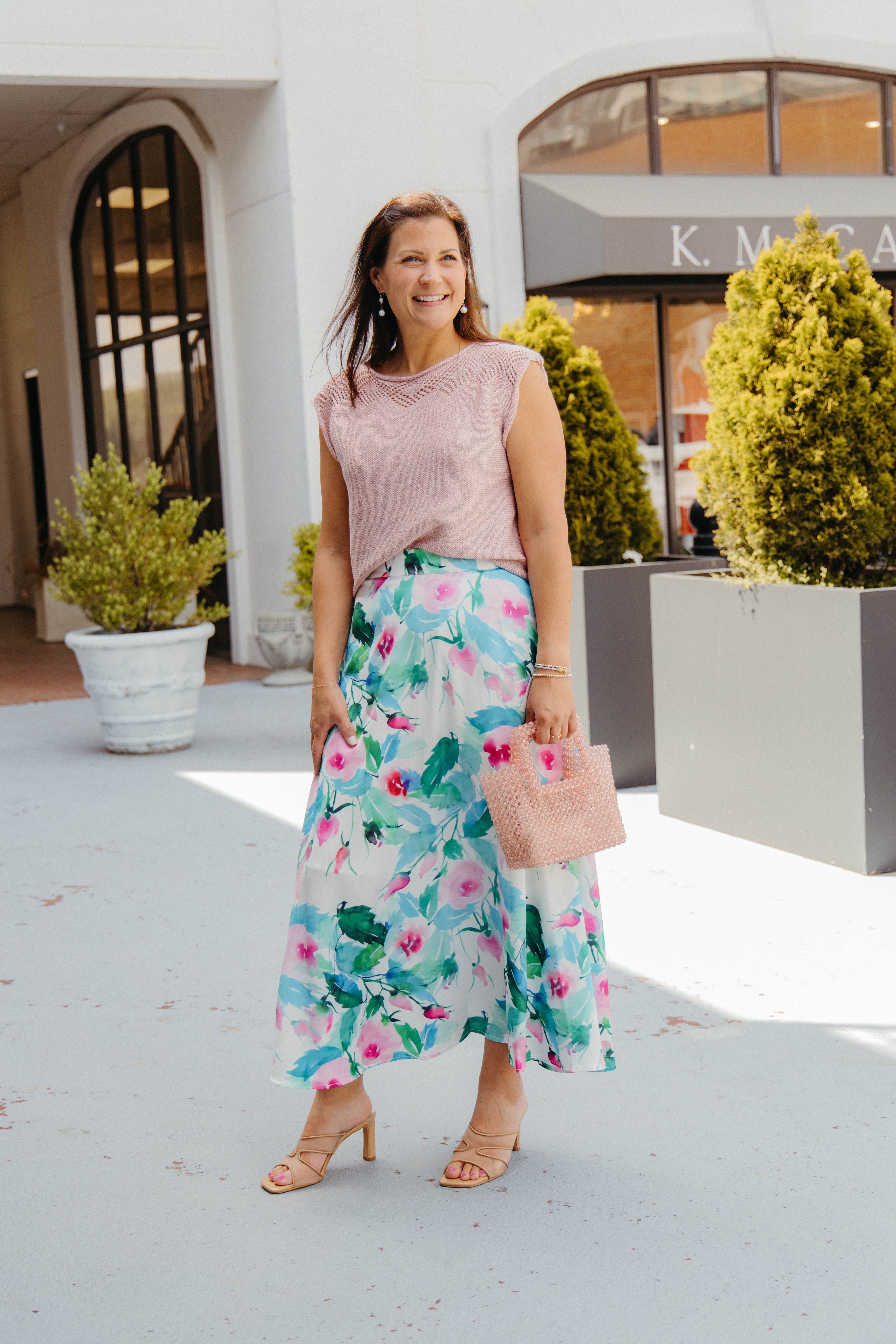 Tulip Satin Skirt