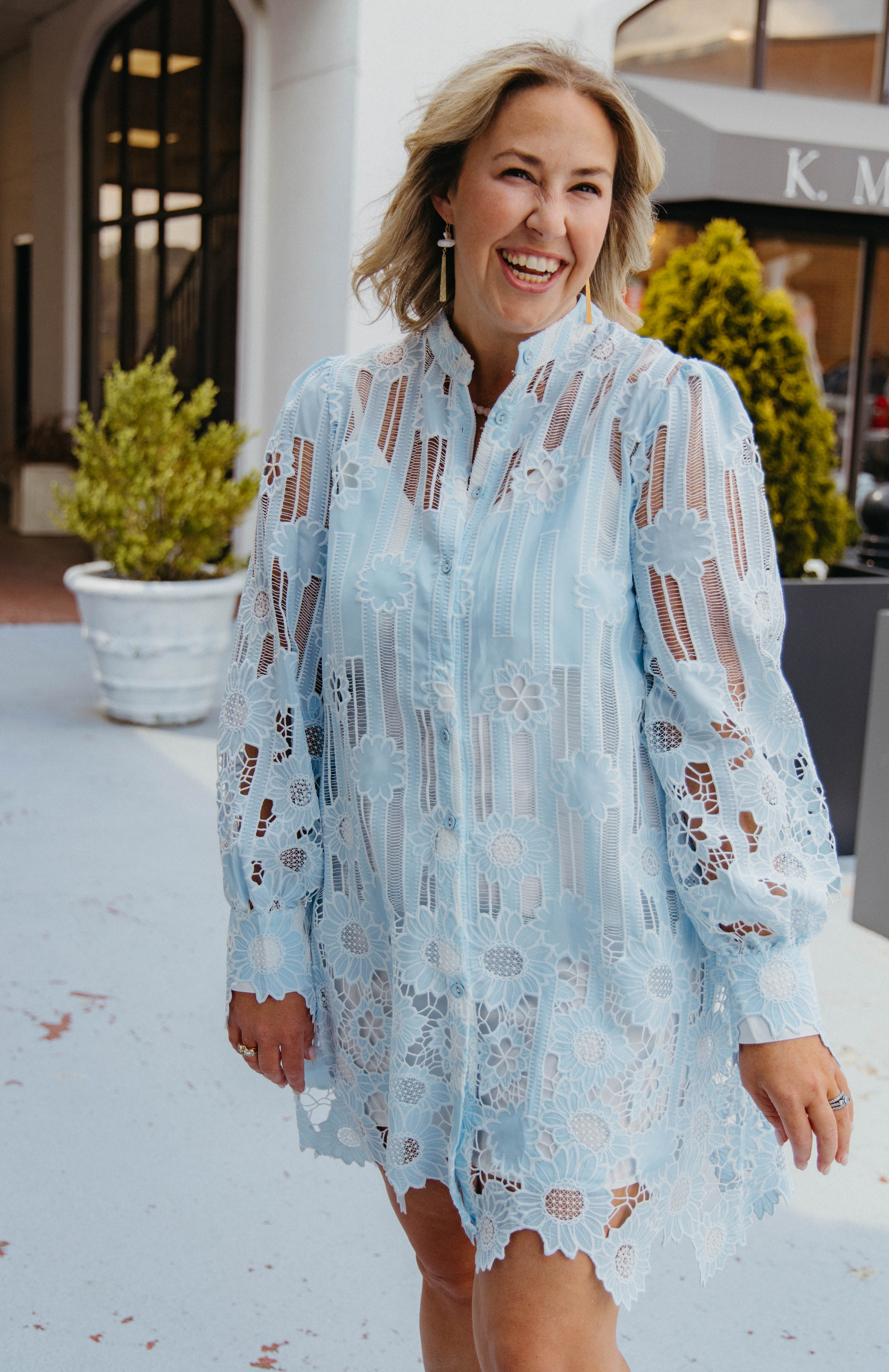 Flora Dress | Light Blue