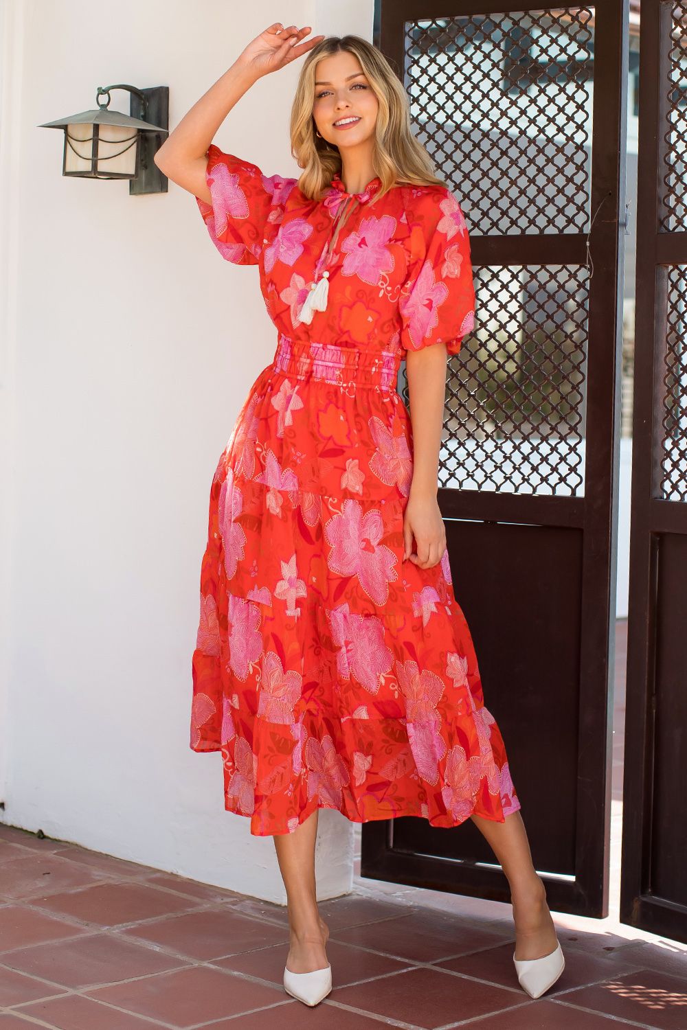 Rita Dress | Orange