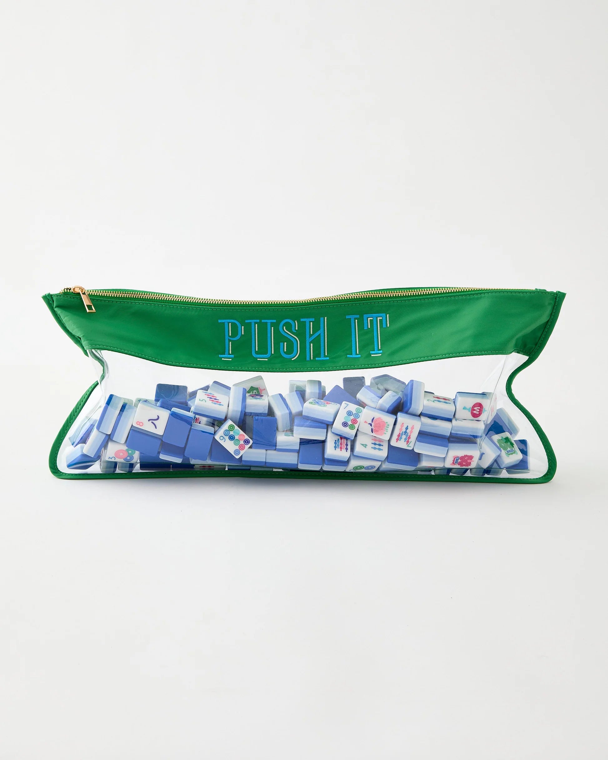 Mahjong Push It Stitched Bag