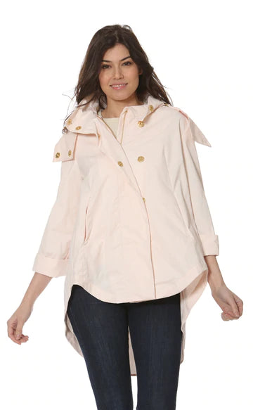 Savina A-Line Anorak Jacket Blush Pink | K. McCarthy